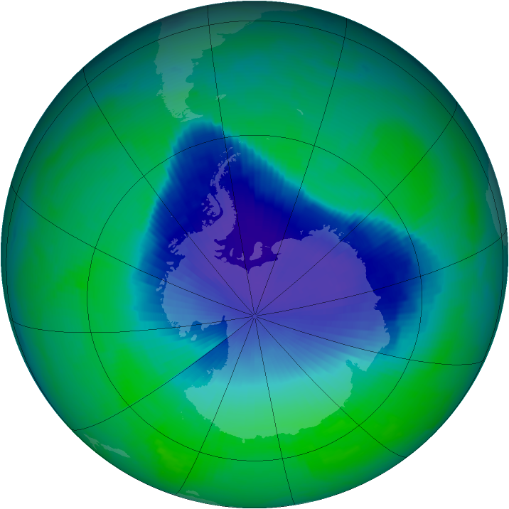 Ozone Map 1999-11-26